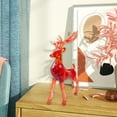 thumbnail image 5 of Deer Sculpture Decoration Deer Figurines Crafts Gifts Nordic Style Resin Reindeer Figurines Deer Statue Decor for Office Cafe Red, 5 of 7