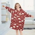 thumbnail image 5 of joogoo Blanket Hoodie for Polar Bear Christmas Oversize Sweatshirt 3-14 YR L, 5 of 7
