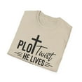thumbnail image 5 of Plot Twist He Lives, Gildan Unisex Softstyle T-Shirt, Graphic Tee, S-3XL, 5 of 5
