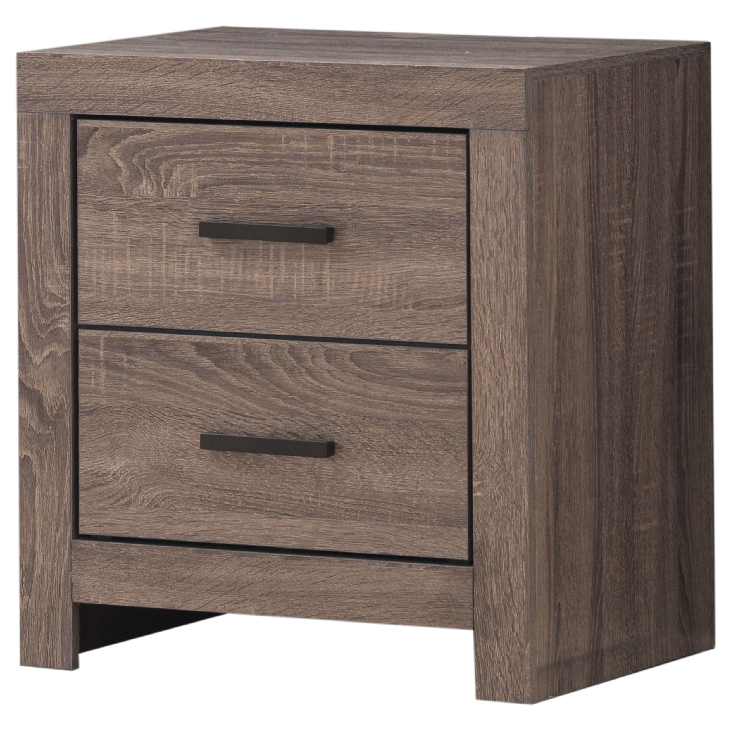 Brantford Barrel Oak 2-Drawer Nightstand