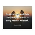 thumbnail image 6 of Scripture Walls  Law For Righteousness Romans 10:4 Bible Verse Canvas Christian Wall Art Ready to Hang Unframed, 6 of 17