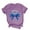 Blue/White, variant on Njagoc3 Womens Classic Hanukkah Menorah T-Shirt - Soft Blue & White Jewish Festival Crewneck (Everyday Comfort)