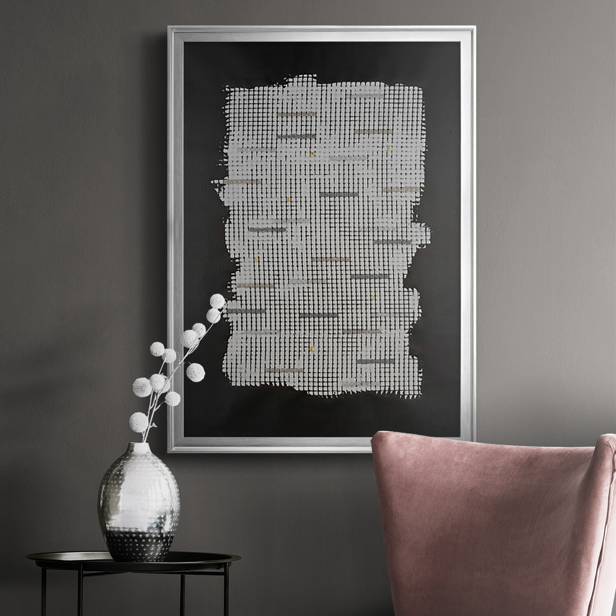 Bits & Bytes I Premium Framed Print, in Gold, Black, or Silver - Ready to Hang