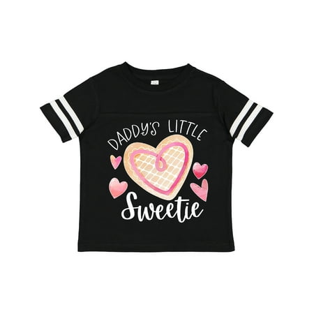 

Inktastic Daddy s Little Sweetie with Pink Heart Cookie Gift Toddler Boy or Toddler Girl T-Shirt