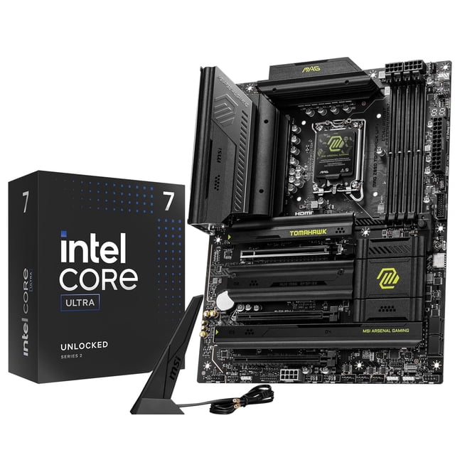 Procesador Intel Core Ultra 7 265K con placa madre MSI MAG Z890 ATX