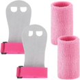 thumbnail image 2 of Kinder Gym Palm Protection Set Kids Gym Gloves Wrist Band Gymnastic Hand Grips Wrist Support for Gym Protection, 2 of 5