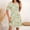 Multicolor, variant on asdoklhq Holiday Party Dresses for Women Fashion Round-Neck Short Sleeved Printed Pullover Dress Multicolor L