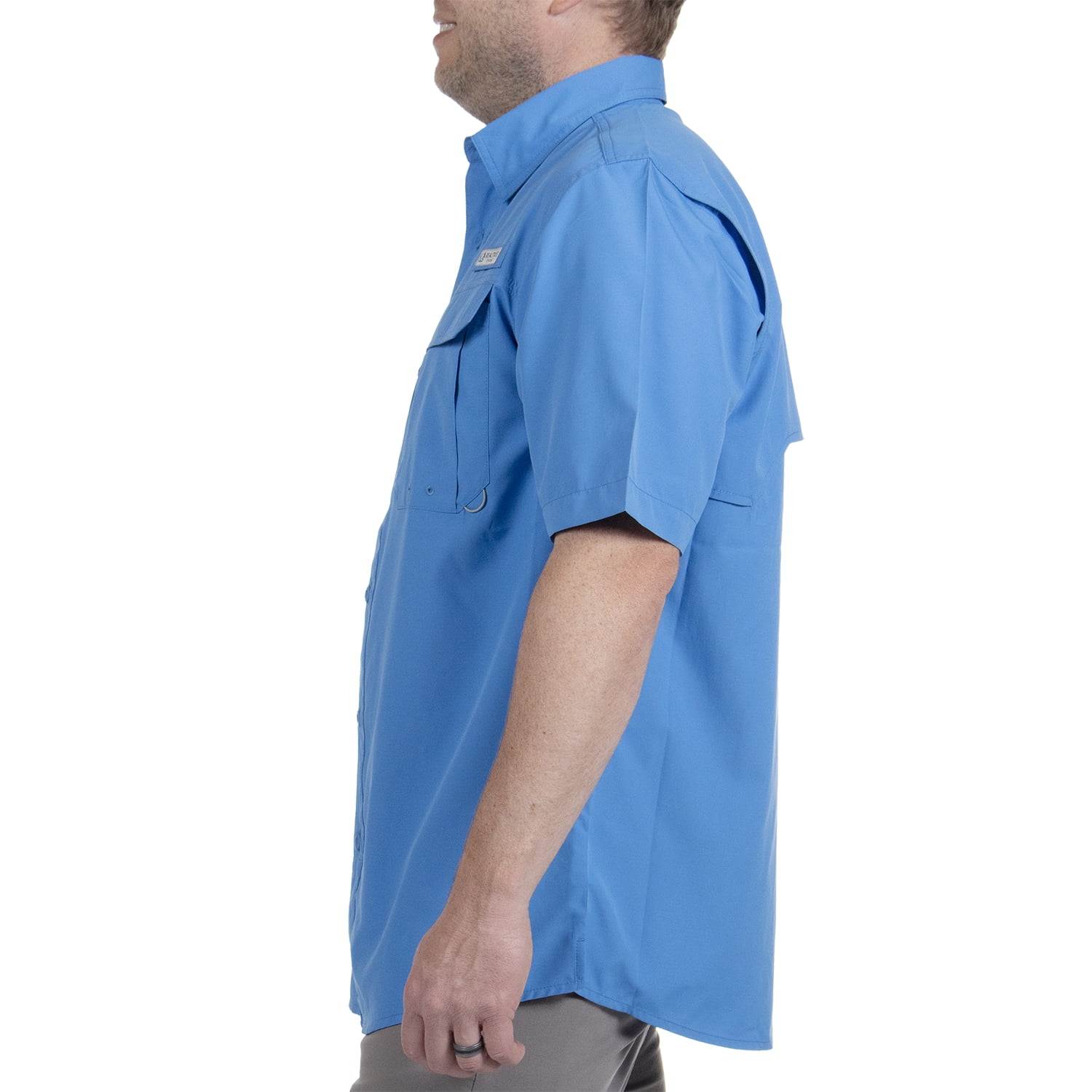 Realtree Short Sleeve Fishing Guide Shirt for Men, Regatta, Size