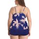 thumbnail image 3 of Gibobby Trajes de Baño para Mujer Halter Push Piece Up Mujeres Dos Conjunto de traje de baño sólido Bikini High Cut Up Lace Sexy Trajes de baño Tankinis (Azul,CH), 3 of 4