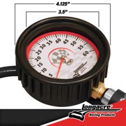 Longacre® 52-52007 Magnum 3-1/2 GID Quick Fill Gauge 0-60 psi