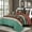 Brown and Teal, variant on 7-Pieces Mahalia Gold Ornate and Taupe Comforter Set King Size