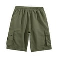 thumbnail image 2 of HERESOM Mens Shorts Summer Drawstring Pocket Plus Size Casual Comfortable Elastic Waist Shorts, 2 of 3