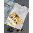 thumbnail image 3 of Two Cute Kittens T-Shirt Women -Kayomi Harai Designs, Female Large, 3 of 4