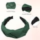 thumbnail image 4 of Diademas anchas sólidas, moda antideslizante, aro de pelo verde negruzco, 1.61 pulgadas de ancho, para mujeres niñas, 4 of 7