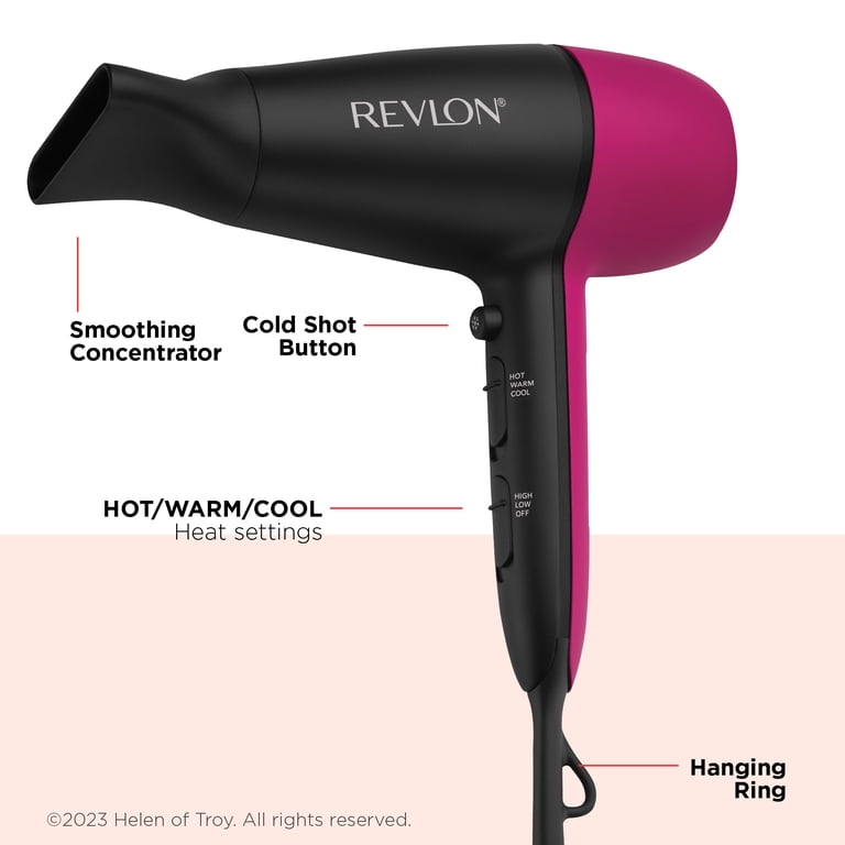Revlon Perfect Match 1875W Essential Hair Dryer, Pink photo 6
