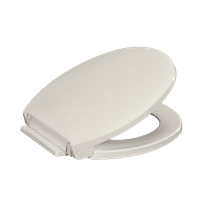 Centoco 1400SC-001 Round Plastic Toilet Seat with Safety Close, White