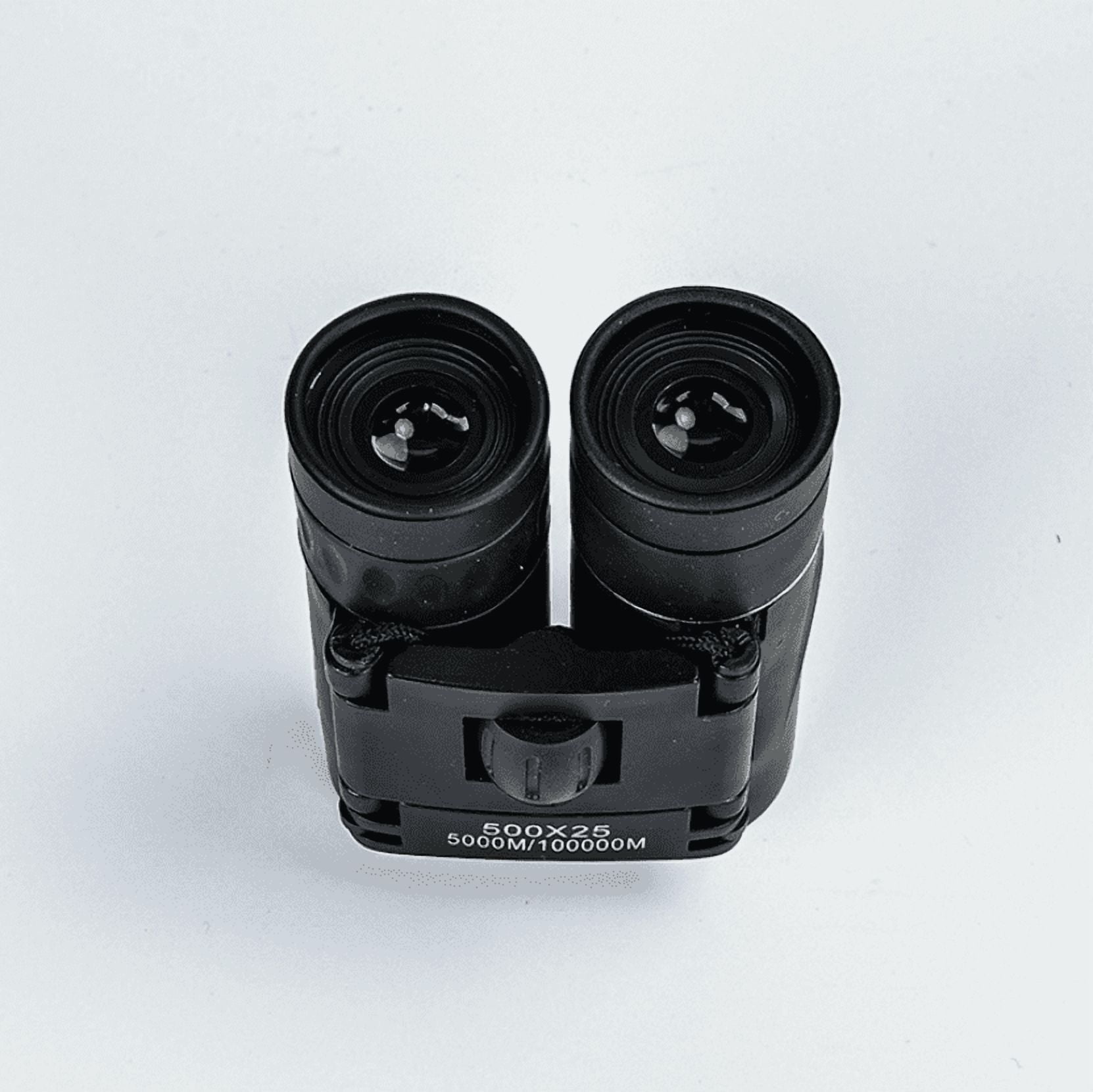 500x25 Powerful Binoculars Long Range BAK4 Telescope HD Portable Folding Low Light Monocular For Outdoor Hunting Camping