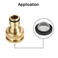 thumbnail image 4 of Uxcell 19mm OD 13mm ID 3mm Thick Rubber Flat Washer with Inlet Filter 12 Count, 4 of 5