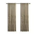 thumbnail image 6 of Madison Park Andora Transitional Polyester Fabric Lined Window Panel in Tan, 6 of 11