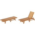thumbnail image 3 of Paradise Adjustable Adirondack Plastic Outdoor Chaise Lounges (Set of 2), 3 of 9