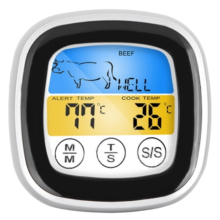 Sensitive Touchscreen Design Easy To Operate Meat Thermometer, Cooking ...