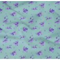 thumbnail image 4 of oneOone Organic Cotton Poplin Twill Fabric Leaves & Flower Floral Decor Fabric Printed BTY 42 Inch Wide, 4 of 4