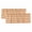 Chocolate, variant on Turquoise Checkered Valances for Windows, Farmhouse Buffalo Plaid Light Filtering Kitchen Curtains, Rod Pocket Window Valance Curtains for Living Room Bedroom, 42" W x 18" L, 2 Panels