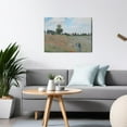thumbnail image 2 of Claude Monet Canvas Wall Art - Poppies Near Argenteuil Classic Artwork Picture Print with Framed Famous Oil Painting Hang for Home Office Bedroom Living Room Wall Decor-16" X12", 2 of 7