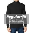 thumbnail image 2 of 3-Pack Men's Long Sleeve Turtle Neck T-Shirt (Sizes, S to 2XL), 2 of 5