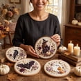 thumbnail image 5 of StlyGar 2026 Halloween Embroidery Kit for Beginners | Easy Ghost Black Cat Witch Bat Design Cross Stitch Kits ,Needlepoint Kit with Hoop, Pre-Printed Fabric Starter Kit WithThreads & Needles, 5 of 6