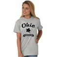 thumbnail image 3 of Ohio Cute Buckeye Leaf Souvenir Men's Graphic T Shirt Tees Brisco Brands L, 3 of 4