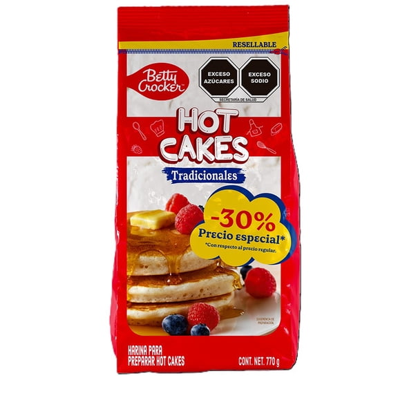 Harina Betty Crocker para preparar Hot Cakes 770gr