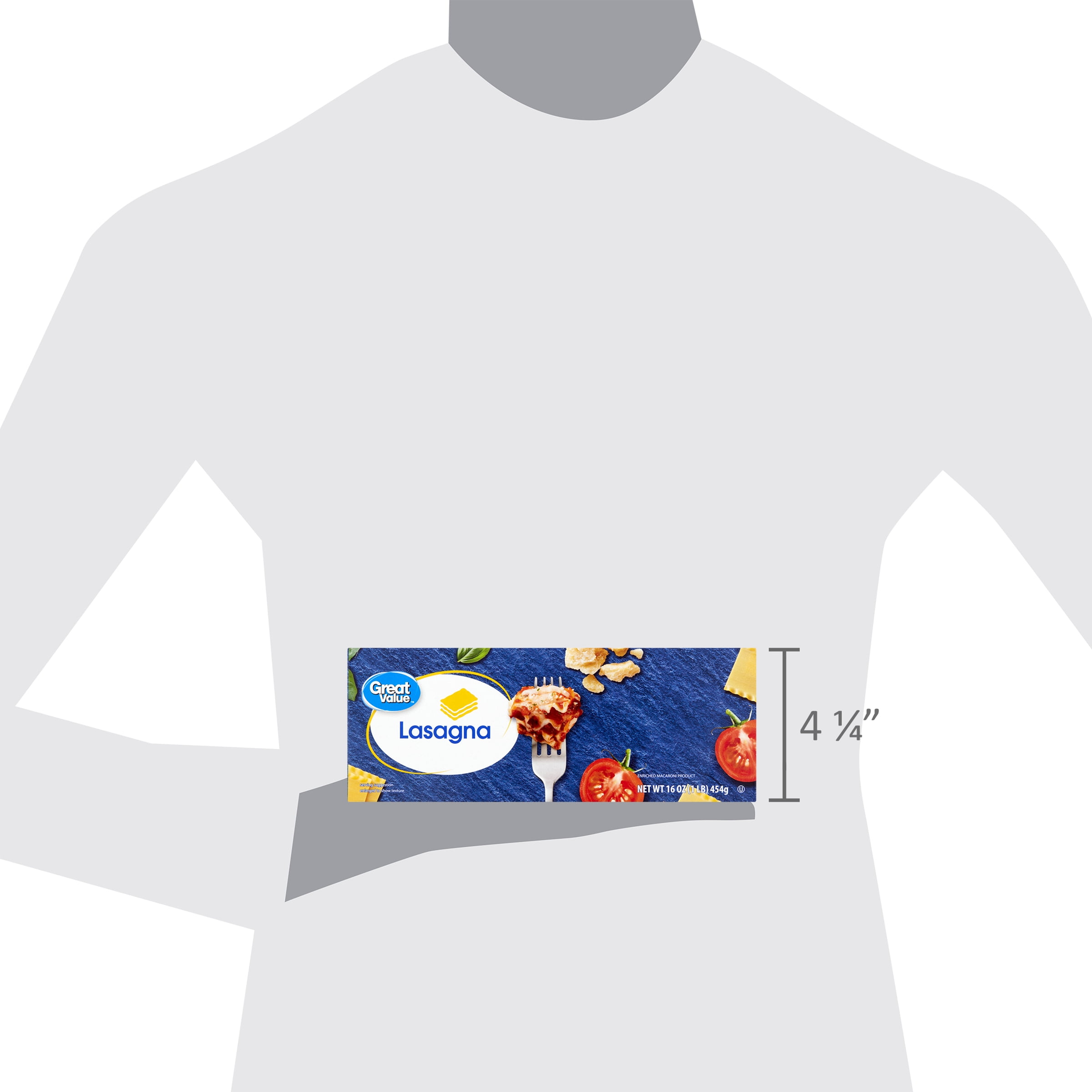 Great Value Lasagna Pasta, 16 oz
