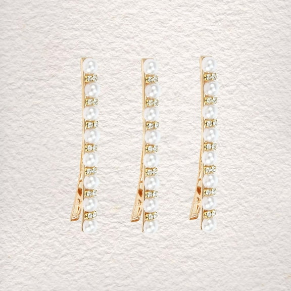 LOLIPPYY 3Pcs Snap Hair Barrettes Vintage Hair Decorations for Women Wedding