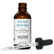 Weyland Brain Nutrition - Ionic Liquid Lithium Drops 500mcg, 60ml (60 Servings)