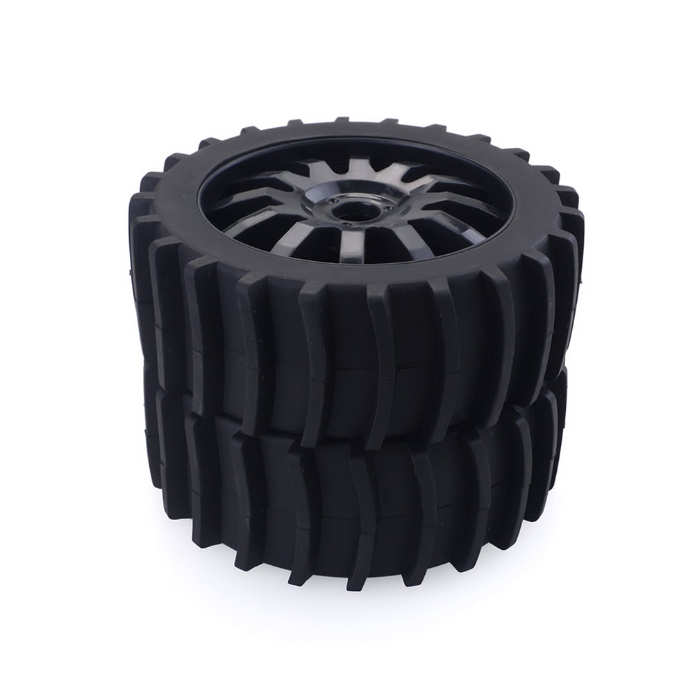 4pcs 1/8 RC Paddles Tires tyres 120mm & Baja Buggy Wheels Hex 17mm for HPI HSP