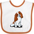thumbnail image 3 of Inktastic Cavalier Spaniel Boys or Girls Baby Bib, 3 of 4