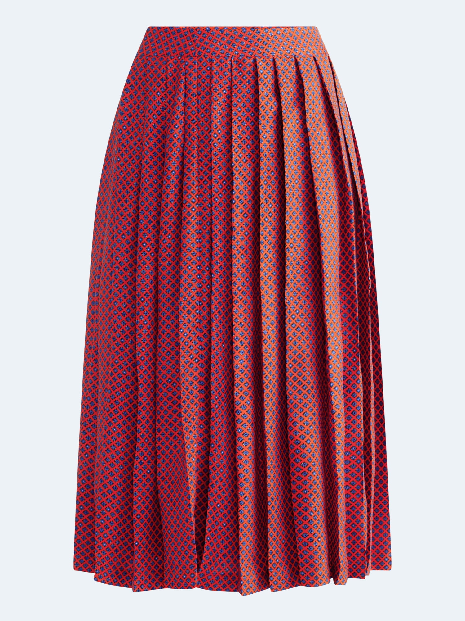 Free Assembly Women’s Silk Blend Pleated Midi Skirt, Sizes: 0-18