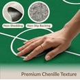 thumbnail image 6 of ODIKA 8'x10' Washable Area Rug Field Stadium Lines Center Circle Durable Interactive Football Soccer Refined for Dining Room, Large Office, Lounge, Non-Slip Chair-Friendly Mat, 6 of 7