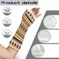 thumbnail image 7 of Jiueut Aztec Tribal Arm Cast Cover Arm Cast Sleeve with Thumb Cover Size M Hand Cast Covers for Shower Adult Easy to Clean Decorative Arm Plaster Cover for Seniors, 7 of 7