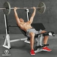 thumbnail image 4 of Marcy Olympic Weight Bench, Home Gym Exercise Equipment Workout Machine, White, 4 of 10