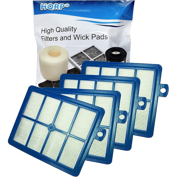 HQRP 4-Pack Vacuum Cleaner Filter for Electrolux EL012B S-Filter Replacement 1130939-01 9001954123 9002564053