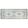thumbnail image 2 of World Rug Gallery Traditional Anti Fatigue Kitchen, Laundry Room, Comfort Indoor Mat, Door Mat - Blue 18"x47", 2 of 6