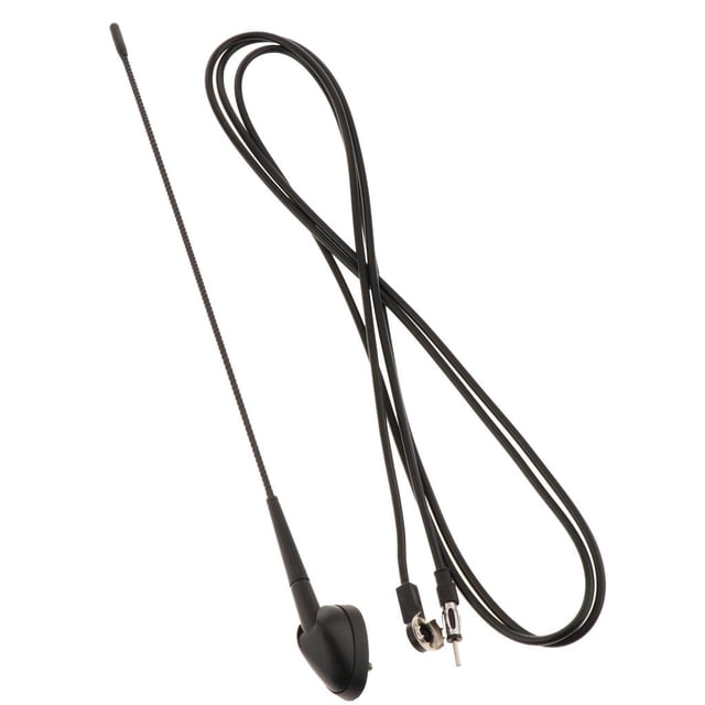 Reemplazo Cola Antena de techo de automóvil universal Negro