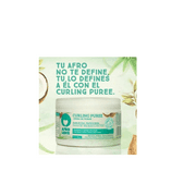 Afro Love Curling Puree Nourishing Hair Styling Cream with Coconut Oil, Shea Butter & Aloe Vera, 8 oz