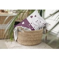 thumbnail image 3 of 20" x 14" Simply Daisy Growing Love Polyester Indoor/Outdoor Pillow, Muted Purple Qty 1, 3 of 3