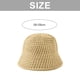 thumbnail image 2 of Sombrero de paja hueco con circunferencia de la cabeza de 56-58 cm, sombrero de verano para mujer, sombrero para el sol, sombrero de pescador anti-ultravioleta, 2 of 5