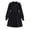Black, variant on XYAIYT Girls Knitted Dresses Elegant Casual Long Sleeve Sweater Dress Children Girl Trendy Cute Fall Winter Wear