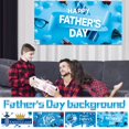 thumbnail image 5 of Happy Fathers Day Banner, 2.9*5.9ft Father's Day Background Cloth Party Decoration Banner,Rustic Fathers Day Party Decoration Supplies ,Fathers Day Gifts from Son and Daughter, 5 of 6