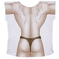 thumbnail image 2 of LA Imprints Fantasy Coverup Leopard Thong Men's Bikini Body Coverup T-Shirt, 2 of 2